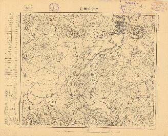 熱河省地形圖《土子拉酉府》