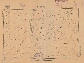 寧夏省地形圖《吉蘭泰》