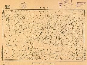 寧夏省地形圖《中衛縣》
