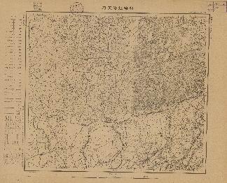 滿州陸測圖《朝哈拉哈王府》