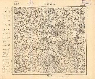 滿州陸測圖（二）《雙河鎮街》