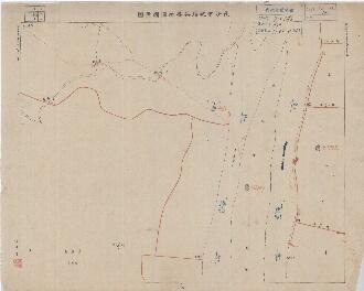 湖南省長沙街道附近陸測圖《長沙巿城廂兵要地理調查圖》