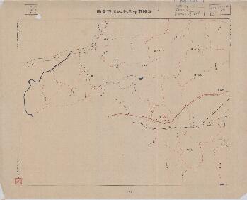 湖南省長沙街道附近陸測圖《衡陽巿郊兵要地理調查圖》