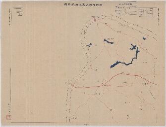湖南省長沙街道附近陸測圖《衡陽巿郊兵要地理調查圖》
