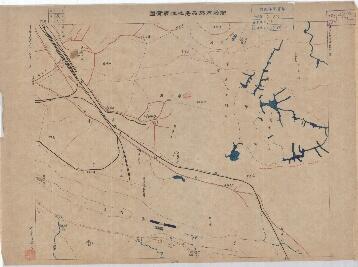 湖南省長沙街道附近陸測圖《衡陽巿郊兵要地理調查圖》