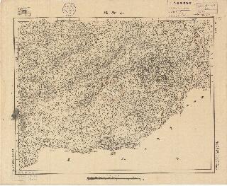 四川省地形圖《山腳壩》