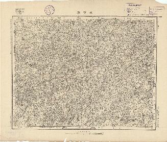 四川省地形圖《地寶灘》