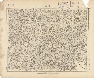 四川省地形圖《萬縣》