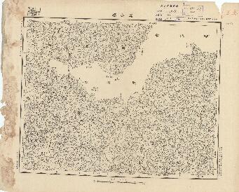 四川省地形圖《馬武壩》