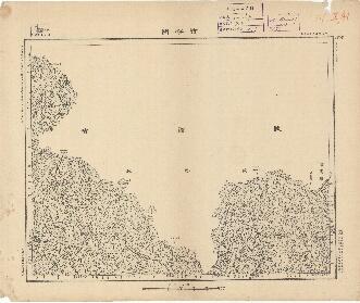 四川省地形圖《竹峪關》