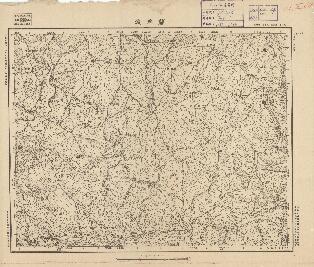 四川省地形圖《蘭草渡》