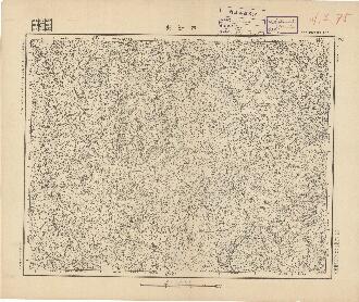 四川省地形圖《白沙井》