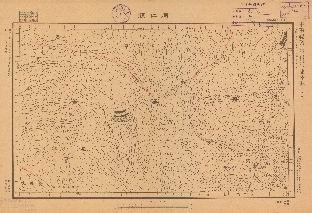 青海省地形圖《同仁縣》