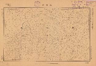 青海省地形圖《大坪山》