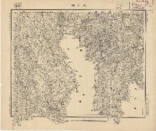 四川省地形圖《綦江》