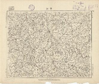 四川省地形圖《中江》
