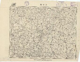四川省地形圖《三岔壩》