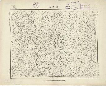 四川省地形圖《黃勝關》