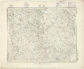 四川省地形圖《峨眉》