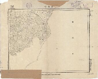 四川省地形圖《白果坪》