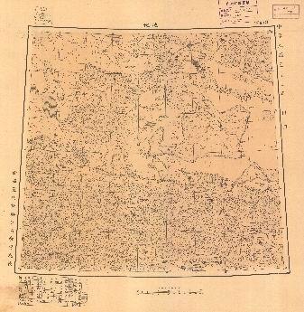 新疆省地形圖《迪化》