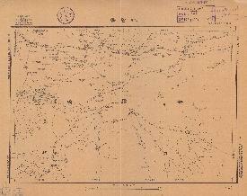 新疆省地形圖《吐魯番》