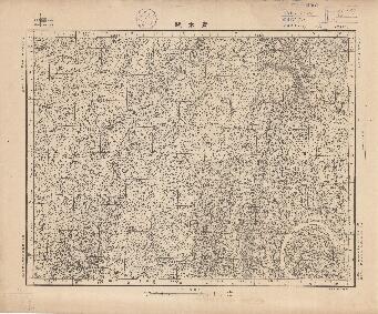 四川省地形圖《青木關》