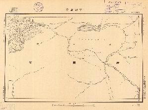 新疆省地形圖《丁那里克》