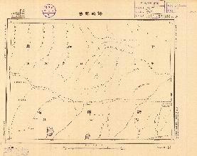 新疆省地形圖《博爾蘇台》
