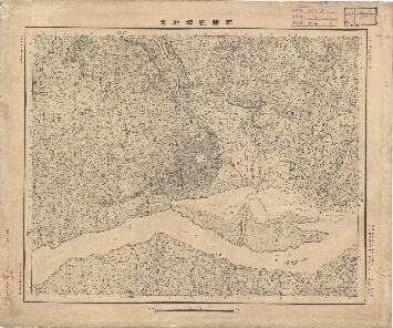 四川省陸測圖《奉節縣城廂圖》