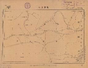 新疆省地形圖《博爾多巴》
