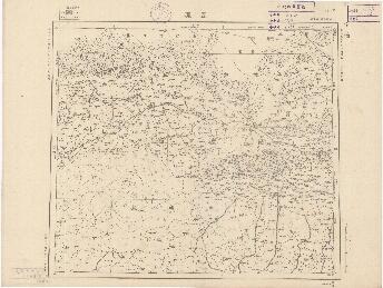 華山一帶地形圖（日版）《五原》