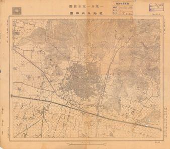 浙江省城市範圍《慈谿縣城廂圖》