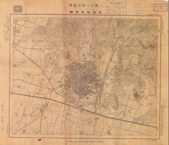 浙江省城市範圍《慈谿縣城廂圖》