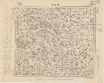 北部地方.北支那偽滿州陸測圖《東安縣》