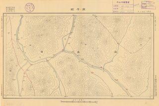 福建省地形圖《南平縣》