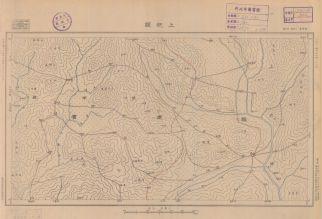 福建省地形圖《上杭縣》