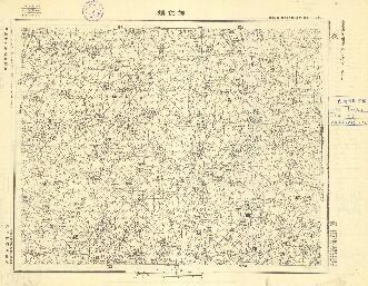 山東省地形圖（一）《懷仁鎮》