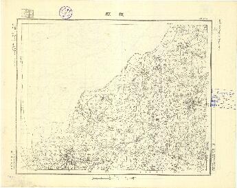 山東省地形圖（一）《掖縣》