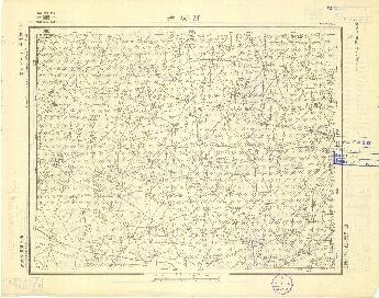 山東省地形圖（一）《孫耿街》