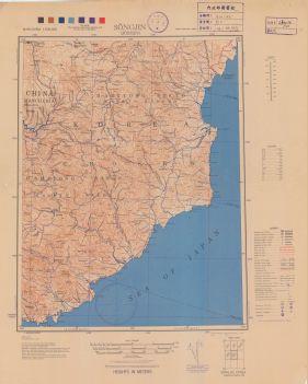 東北地形圖《SONGJIN(JOSHIN)》
