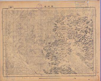 廣西省陸測圖《思林墟》
