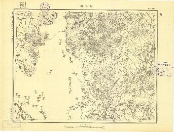 山東省地形圖（二）《前水河》