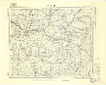 山東省地形圖（二）《離石縣》