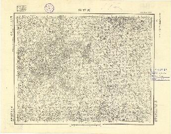 山東省地形圖（二）《九佛山》