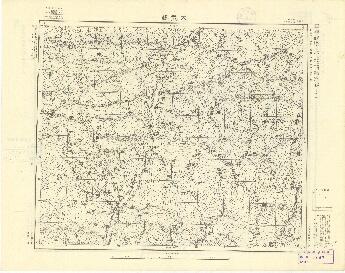 山東省地形圖（二）《大武鎮》