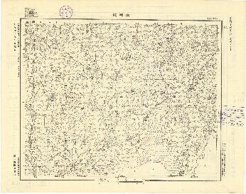 山東省地形圖（二）《泊裡鎮》