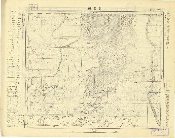 山東省地形圖（二）《富國鎮》