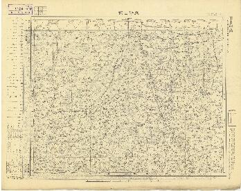 山東省地形圖（二）《大伊山鎮》