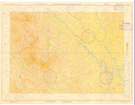 中國西部、南部及中南半島北部航空地形圖《YEN-BAY》